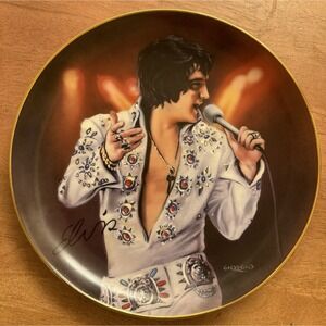 Bradford Exchange 8" Elvis Presley Remembering Elvis Plate The Inspiration